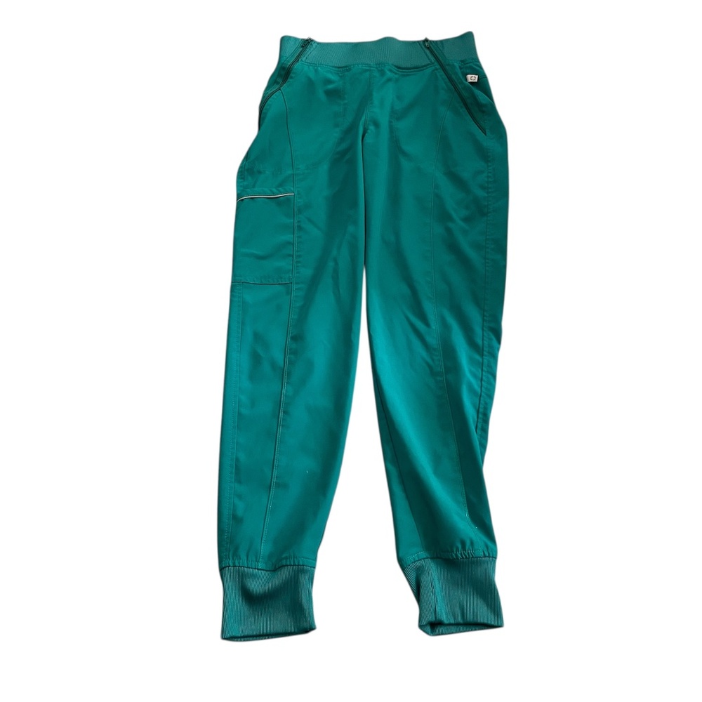 Cherokee Infinity Hunter Green Jogger Scrub Pants Women’s Size XS